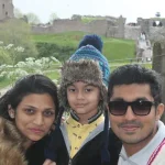 Mrs. Shruti Dedhia with her family, Edistää parent at Edistää Preschool, Wadala West, Mumbai