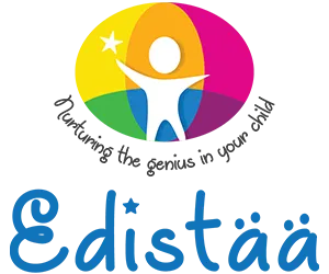 Edistää Preschool logo – Nurturing the genius in your child at Edistää Preschool, Wadala West, Mumbai